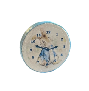 Annemieke Design Peter Rabbit Klok Poppenhuisminiatuur
