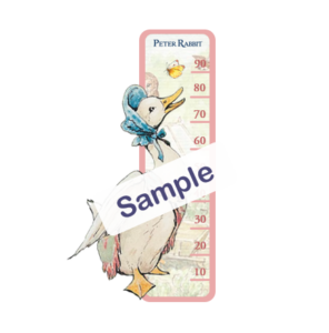 Annemieke Design Peter Rabbit Lengemeter Roze Poppenhuisminiatuur