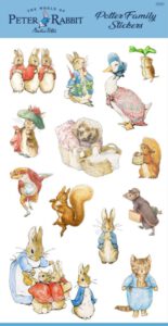 Annemieke Design Peter Rabbit Stickervel 0001