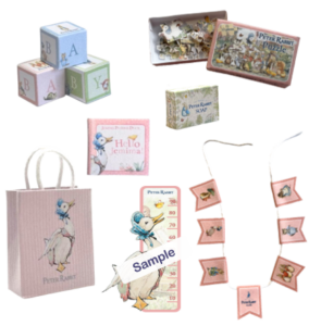 Annemieke Design Peter Rabbit Voordeelset Roze Poppenhuisminiatuur