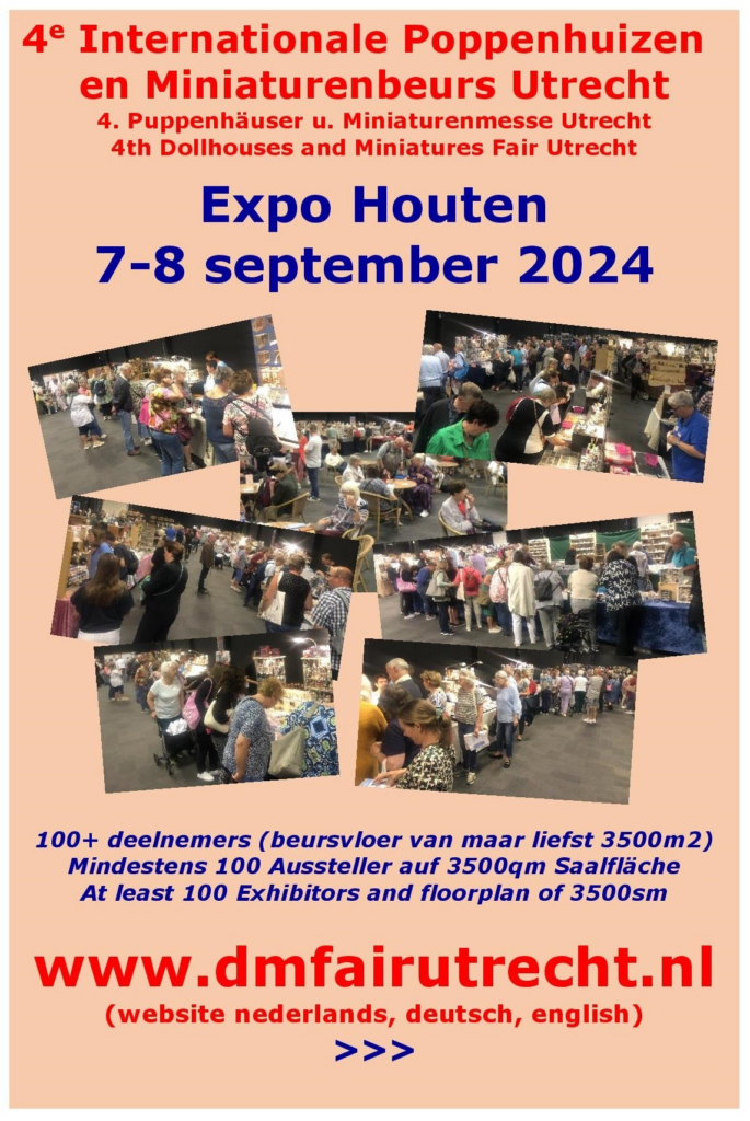 Poppenhuisbeurs september 2024 Houten Flyer