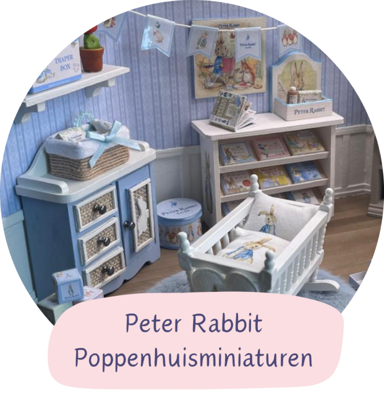 Annemieke Design Categorie Peter Rabbit Poppenhuisminiaturen