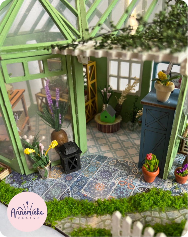 Annemieke Design Tuinhuis Poppenhuisminiatuur 2
