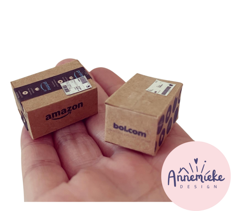 Annemieke Design Verzenddozen Poppenhuisminiatuur