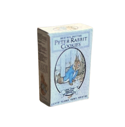 Annemieke Design Peter Rabbit Cookies Verpakking Poppenhuisminiatuur