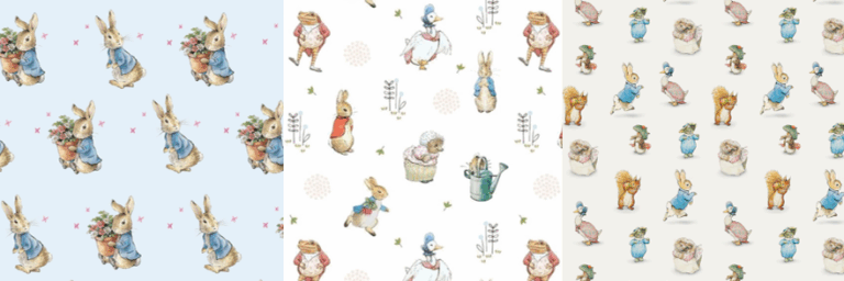 Annemieke Design Peter Rabbit Wallpaper patterns 1