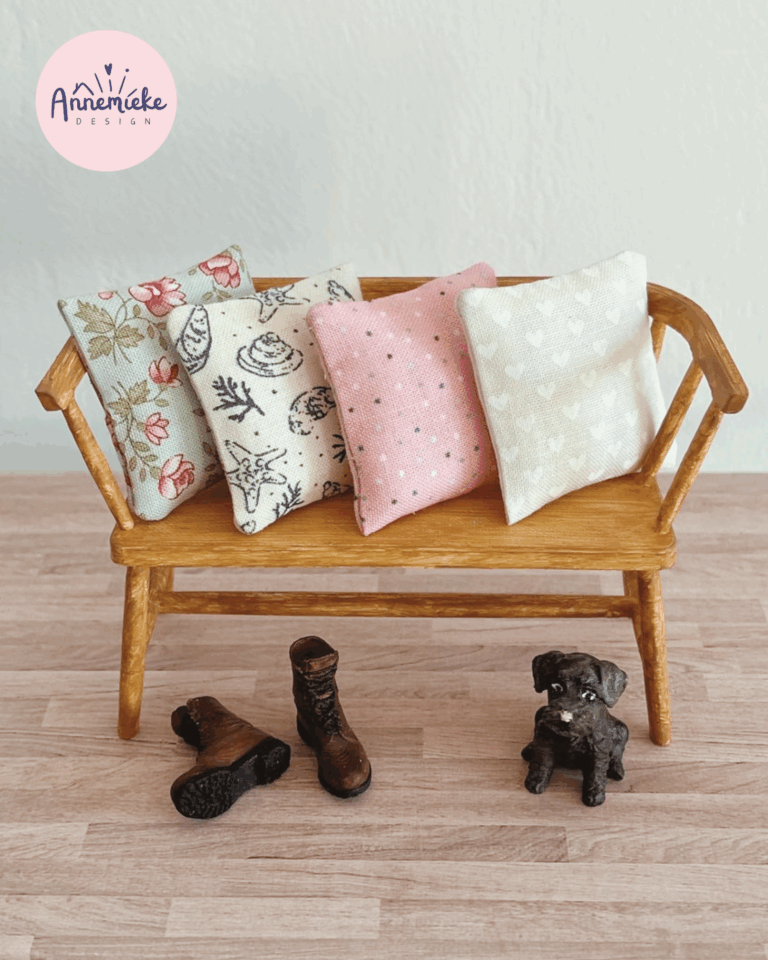 Annemieke Design Bankje met kussentjes